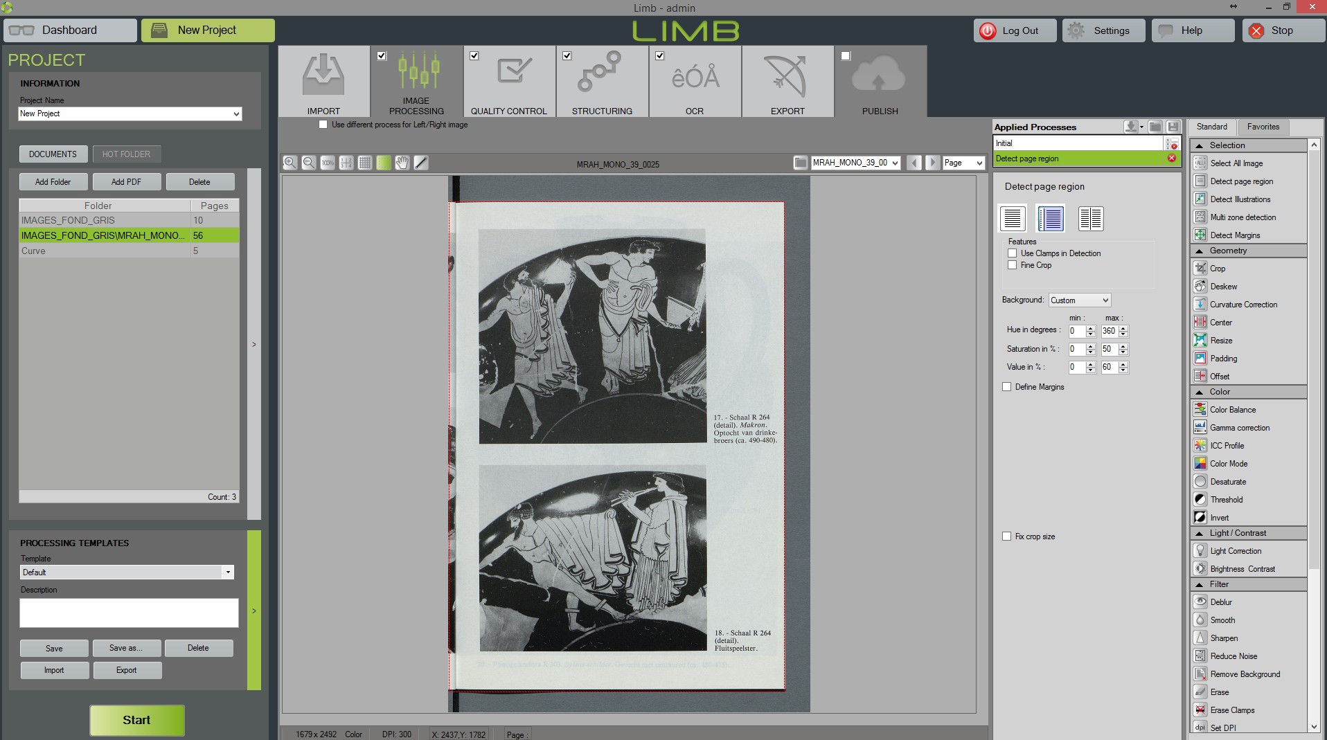 Limb Processing – DPI